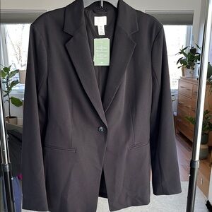 NWT H&M black blazer